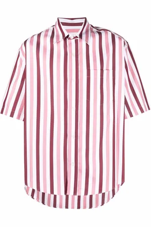 Ami Striped short-sleeved shirt