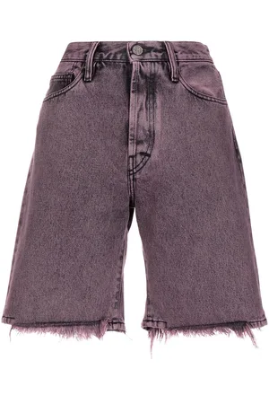 ARIES Cut-off denim shorts