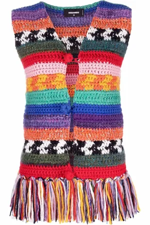Dsquared2 Striped knitted waistcoat