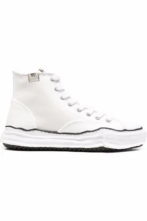 Maison Mihara Yasuhiro High-top raw-cut sneakers