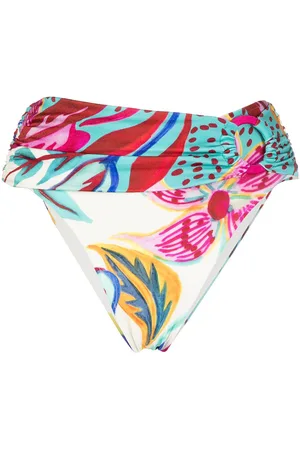 PATBO Floral-print bikini bottoms