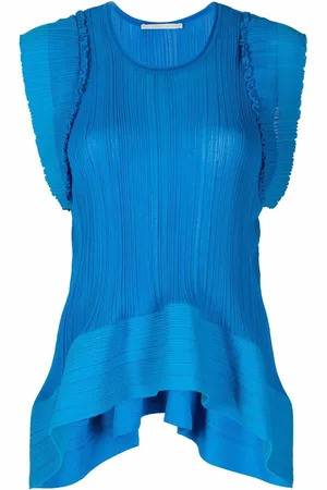 Stella McCartney Two-tone fine-ribbed top