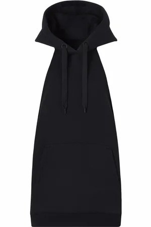 Burberry Location-print sleeveless cotton hoodie