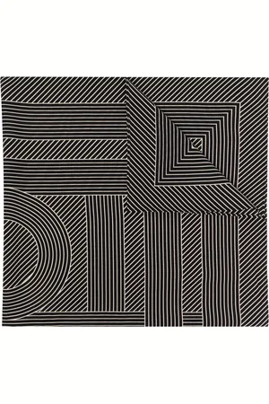 Totême Logo-embroidered silk scarf