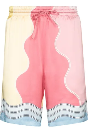 Casablanca Soleil Levant silk shorts