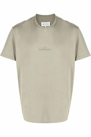 Maison Margiela Logo-embroidered jersey T-shirt