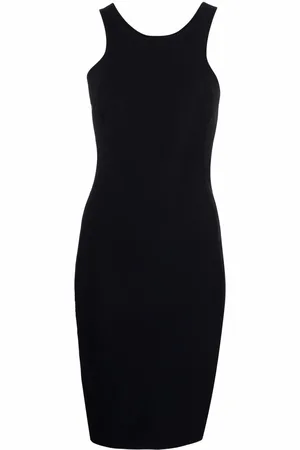 Patrizia Pepe Round-neck sleeveless racer dress