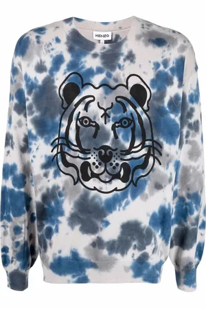 Kenzo Tiger Head-print crew neck sweatshirt