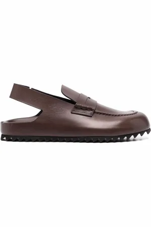 Officine creative Slingback leather loafers