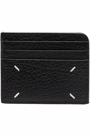 Maison Margiela Four-stitch leather card holder