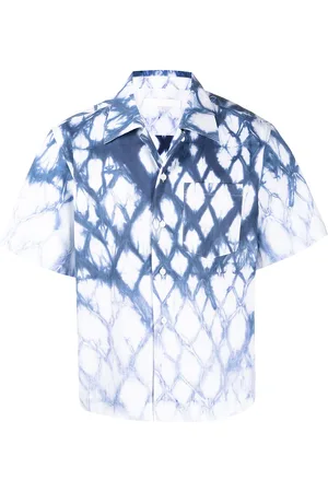 DION LEE Shibori short-sleeve shirt