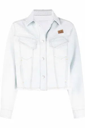 Kenzo K-Tiger cropped denim jacket