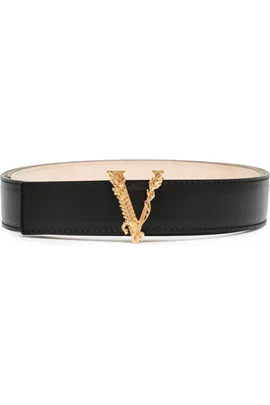 VERSACE Virtus leather belt
