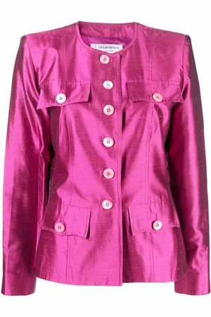 Saint Laurent 2000s single-breasted silk jacket