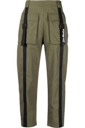 Moschino Flap-pockets cotton-blend parachute trousers