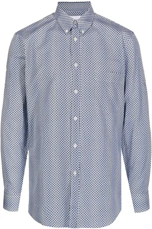 Alexander McQueen Skull print long-sleeve shirt