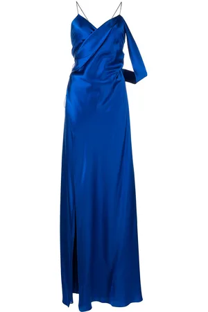 Michelle Mason V-neck silk dress