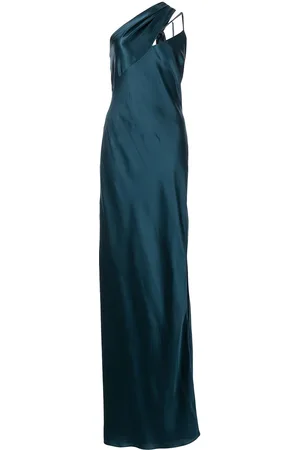 Michelle Mason Tie-detail silk gown