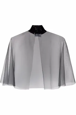 Atu Body Couture Sequin-embellished sheer top