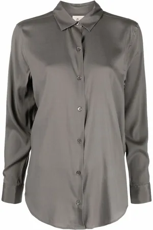 Paula Long-sleeve silk shirt