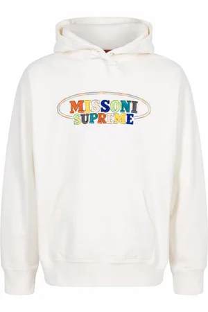 Supreme X Missoni logo-embroidered hoodie "FW21"
