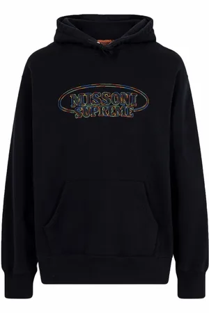 Supreme X Missoni logo-embroidered hoodie "FW21"