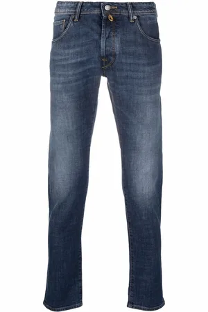 Incotex Low-rise straight-leg jeans