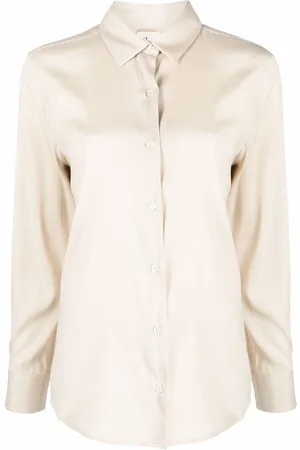 Paula Long-sleeve silk shirt