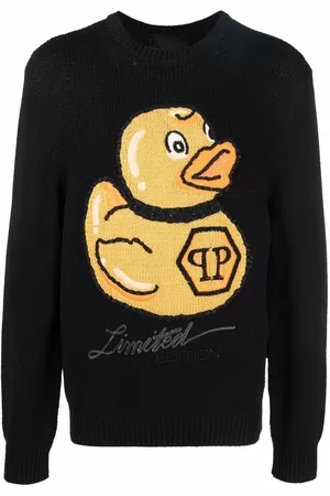 Philipp Plein Embroidered-duck jumper