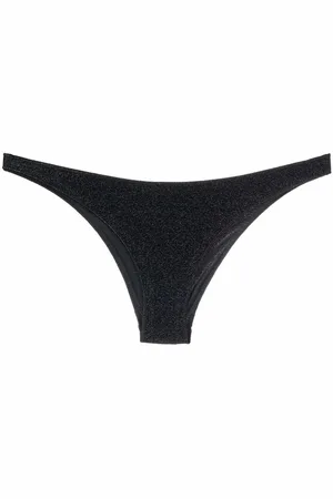Oseree Glitter low-rise bikini bottoms
