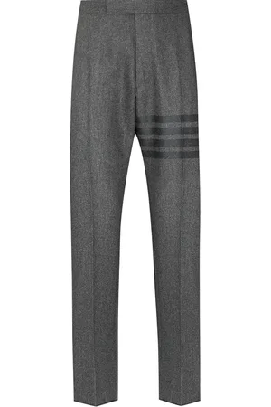 Thom Browne Tonal 4-Bar flannel trousers