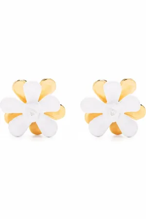 Marni Floral appliqué stud earrings