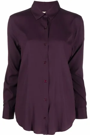 Paula Long-sleeve silk shirt