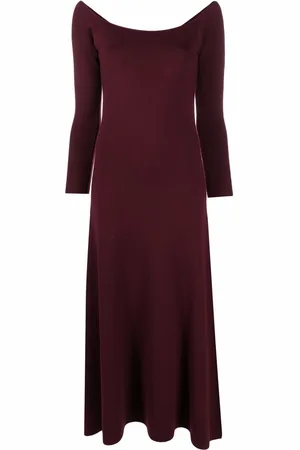 Paula Off-shoulder knit dress