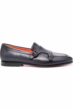 santoni Side buckle-fastening monk shoes
