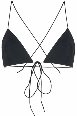 Serafini Triangle cross-strap bikini top