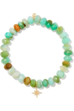 Sydney Evan 14kt yellow Starburst opal and diamond bracelet
