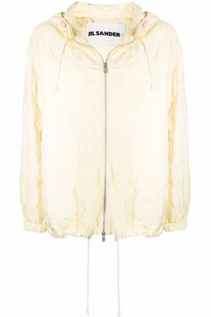 Jil Sander Diamond-quilted silk-blend jacket