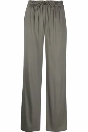Paula Drawstring straight-leg trousers