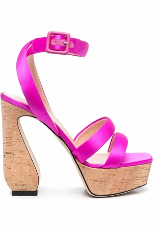 SI ROSSI Antonia satin sandals