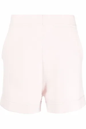 Allude High-waisted knitted shorts