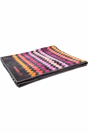 Missoni Zigzag logo-knit cotton towel
