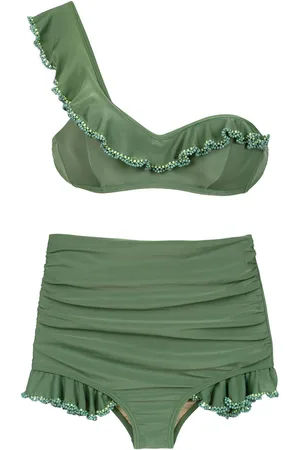AMIR SLAMA One shoulder hot pants bikini