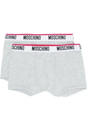 Moschino Twin pack logo band boxers
