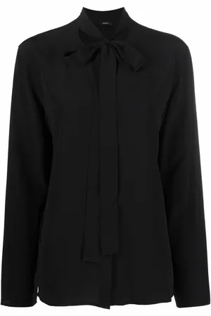 Joseph Bayne tie-fastening blouse