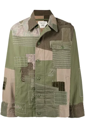 Maharishi Patchwork-detail shirt jacket