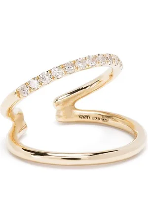 We by White Bird 14kt yellow diamond ear cuff