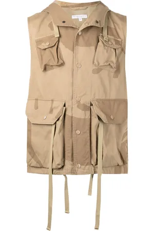 ENGINEERED GARMENTS Field animal-print gilet