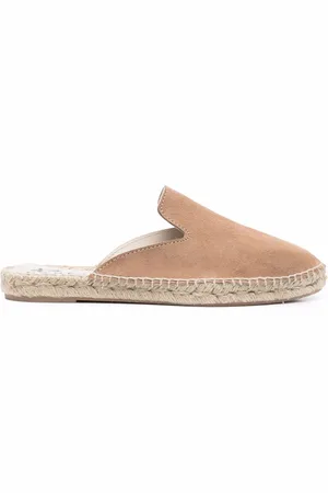 MANEBI Suede flat espadrilles