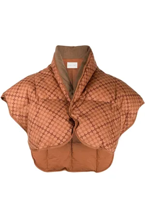 Céline Padded plaid bolero